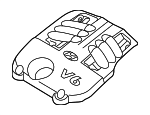 292403C700 - Engine: Engine Cover for Hyundai: Santa Fe, Veracruz Image