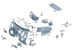 2546820300 - Instrument Panel/Center Console/Linings: Dampening, Firewall for Mercedes-Benz Image