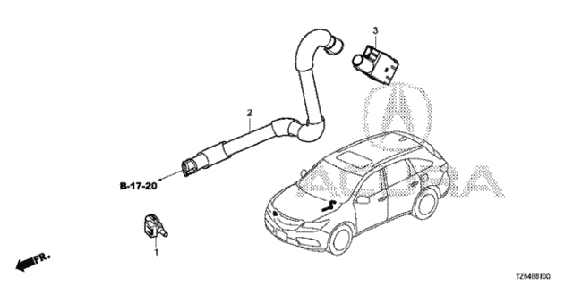 A/C Sensor for 2014 Acura MDX #0