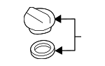 15255AA190 - Engine: Engine Oil Filler Cap for Subaru Image