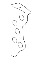 5715130040 - Body: Outer Rail Extension for Lexus: GS F, GS Turbo, GS200t, GS300, GS350, GS430, GS450h, GS460, IS F, IS200t, IS250, IS300, IS350, IS500, RC F, RC200t, RC300, RC350 Image