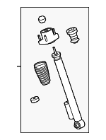 LR126121 - : Shock Assembly for Land Rover: Discovery Image