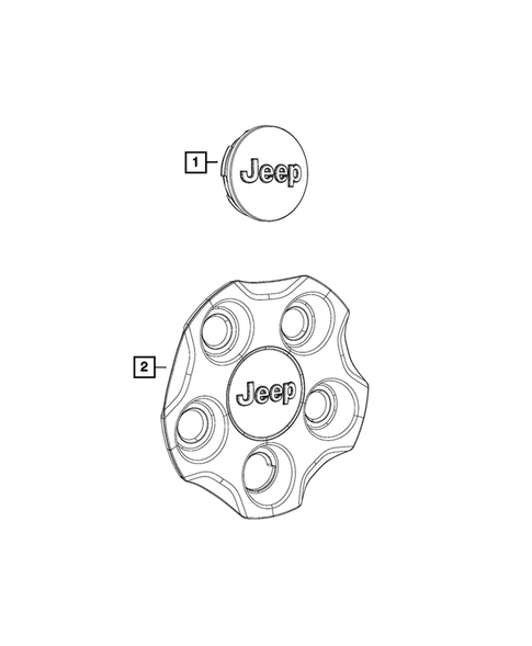 Wheel Covers and Center Caps for 2018 Jeep Compass #0