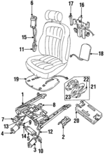 GNA4832BA - Body: Track Assembly for Jaguar Image