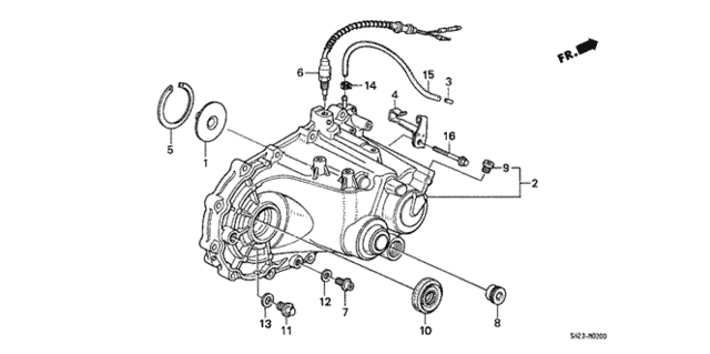 MT Transmission Housing for 1991 Honda CRX #0