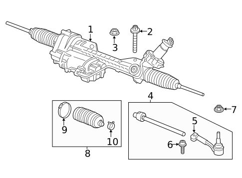 Steering Gear & Linkage for 2019 BMW M2 #1