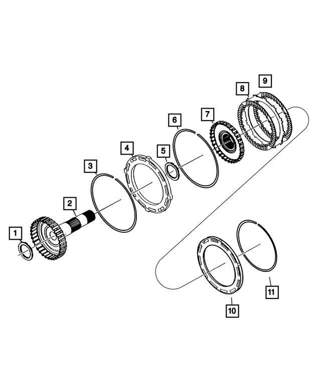 4799459 - Automatic Transmission Multi-Speed: Needle Roller Thrust Bearing for Mopar Image image