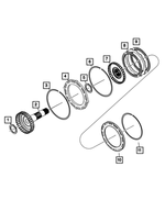 4799459 - Automatic Transmission Multi-Speed: Needle Roller Thrust Bearing for Mopar Image