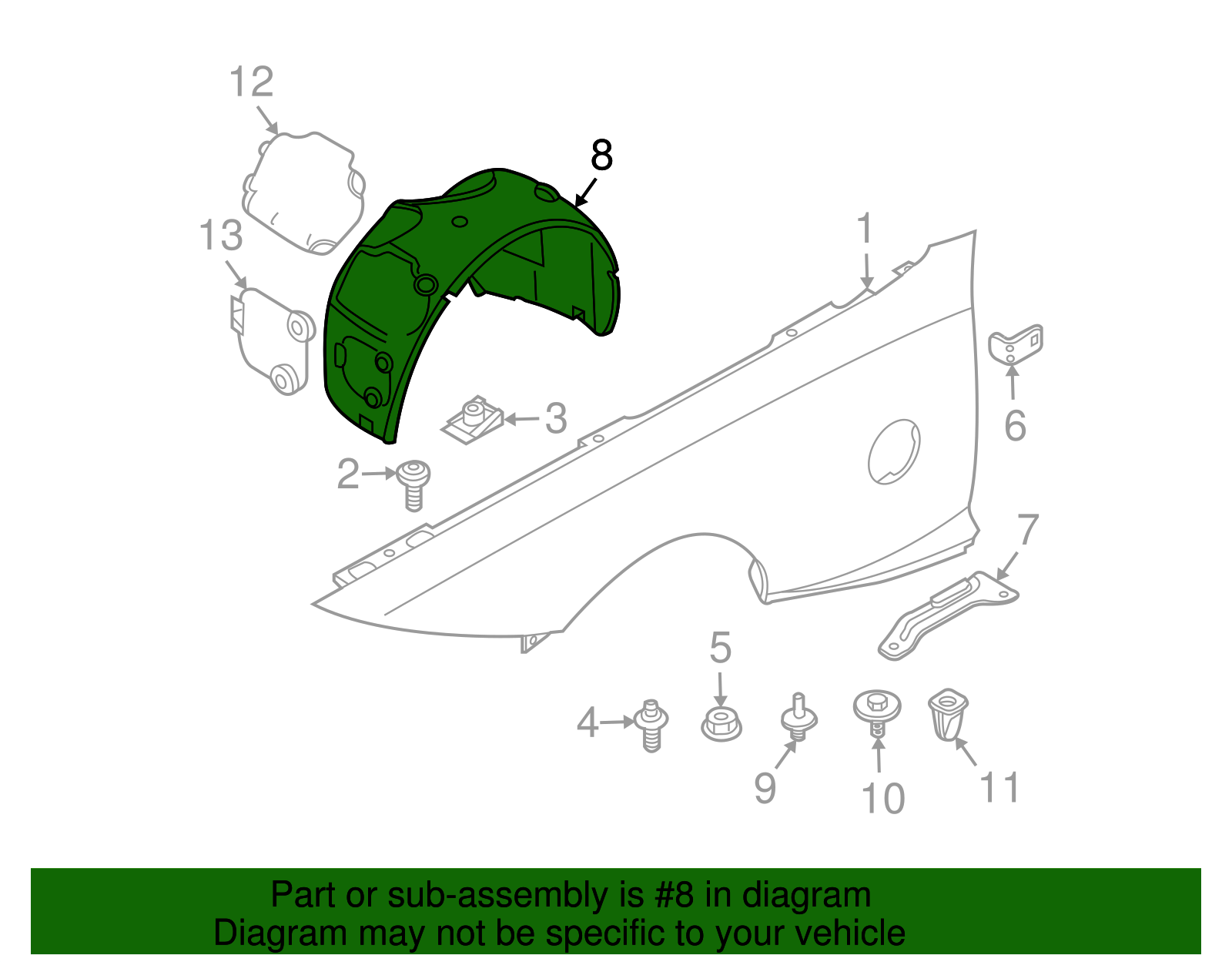 Fender Liner - BMW (51717837559)