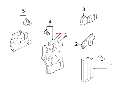 Hinge Pillar for 2000 Honda Insight #0