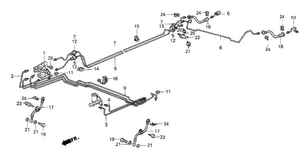 Brake Lines for 1985 Honda Civic #0