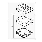 89200J6DB0RJ1 - Body: Cushion Assembly for Kia: K900 Image