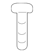 1245105163 - Body: Front Console Screw for Genesis: Electrified G80, Electrified GV70, G70, G80, G90, GV60, GV70, GV80, GV80 Coupe | Hyundai: Accent, Azera, Elantra, Elantra GT, Elantra N, Genesis, Genesis Coupe, Ioniq, Ioniq 5, Ioniq 6, Kona, Kona Electric, Kona N, Palisade, Santa Cruz, Santa Fe, Santa Fe Sport, Santa Fe XL, Sonata, Tiburon, Tucson, Veloster, Veloster N, Venue Image