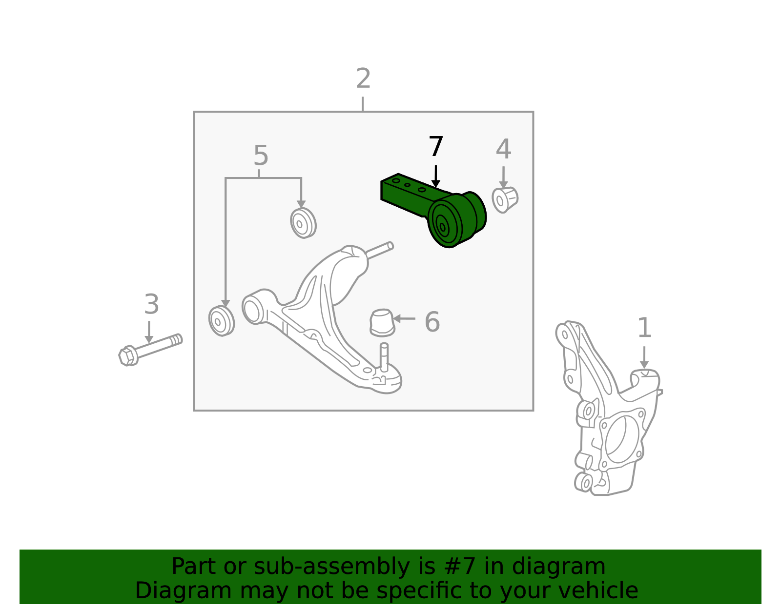 2008-2013 Acura Suspension Control Arm Bracket 51395-STX-A03 | OEM