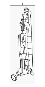74105T20A00 - Body: Rear Seal for Honda: Civic Image