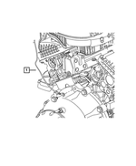 5064306AA - Electrical: Ground Strap for Dodge: Nitro | Jeep: Liberty Image