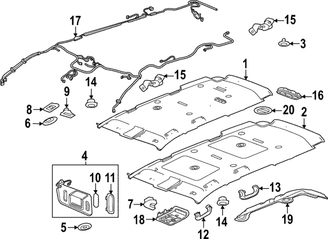 84490355 - : Part# 84490355 Grip Handle for GMC: Acadia Image