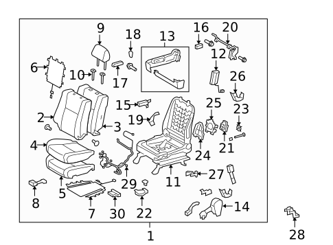 Power Seats for 2009 Toyota Sequoia #1