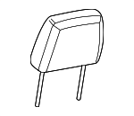 88994067 - Body: Headrest for Pontiac: Grand Prix Image