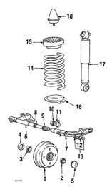 MB316529 - Suspension: Brake Drum for Mitsubishi: Cordia, Galant, Tredia Image