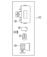 4883255 - Mopar Accessories - Component Parts: Security Alarm Module for Mopar Image