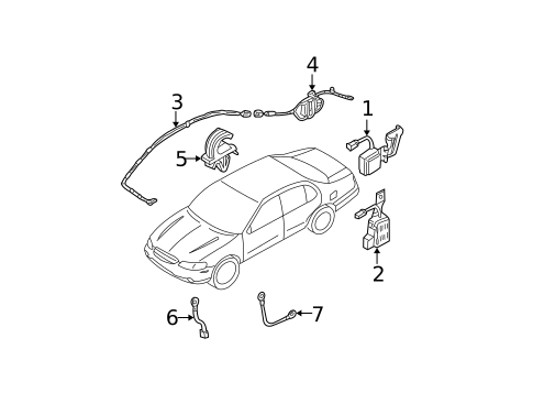 Antenna & Radio for 2001 Nissan Maxima #0