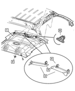 5JJ39BD1AA - Interior Trim: Headliner for Mopar Image