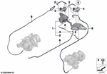 11657803732 - Engine: Vacuum Hose Black for BMW Image