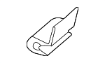 992867637 - Body: Windshield Pillar Trim Buffer for Porsche Image