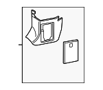 992867127AON4 - Body: Cowl Kick Panel for Porsche Image