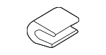 992867816 - Body: Windshield Pillar Trim Buffer for Porsche Image
