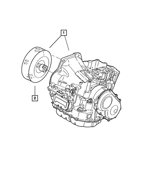 Transaxle Assembly for 2007 Dodge Grand Caravan #0