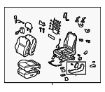 712000Z400B8 - Body: Seat Assembly for Toyota: Matrix Image