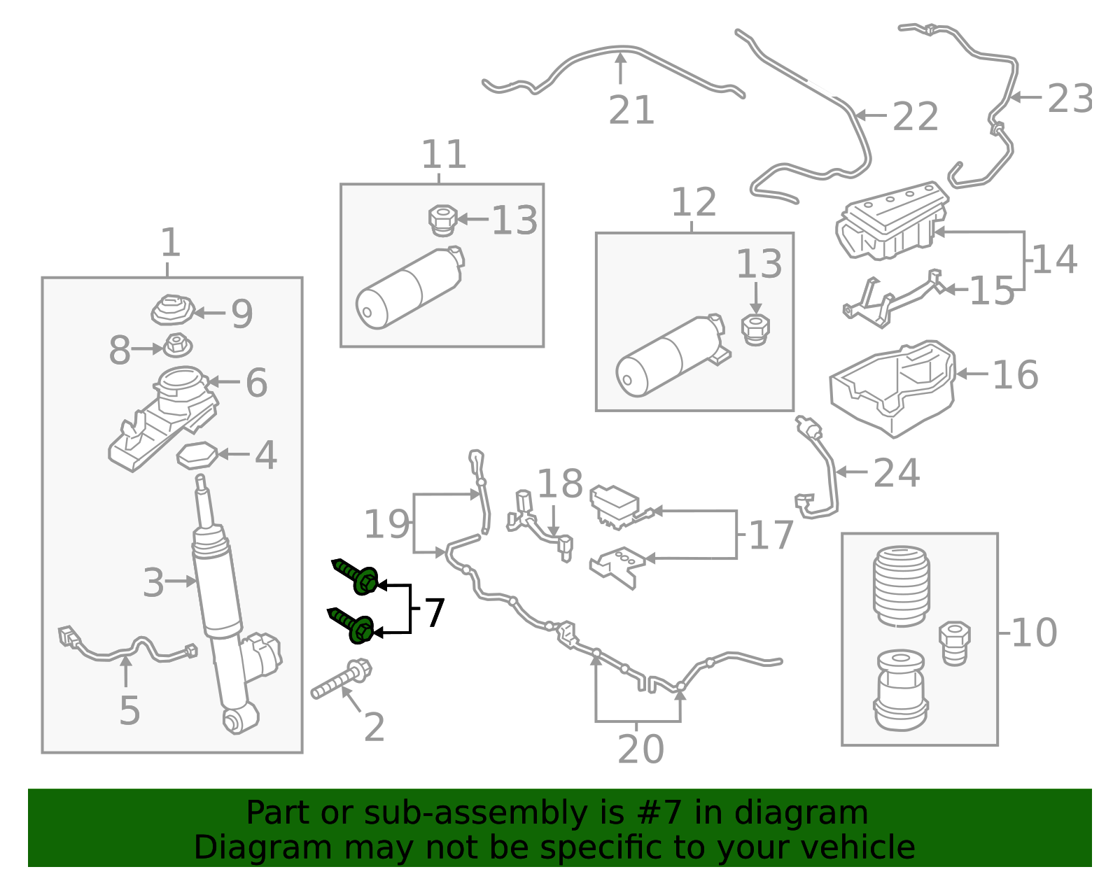 2016-2025 Volvo Upper Plate Bolt 30670592 | TascaParts.com