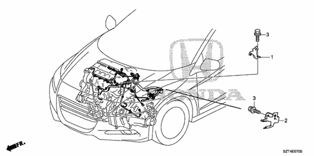 Engine Wire Harness Stay for 2012 Honda CR-Z #0