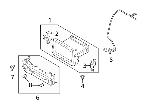 Antenna & Radio for 2019 Hyundai Veloster N #2