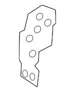 96175J3000 - Body: Receiver Mount Bracket for Hyundai: Veloster, Veloster N Image