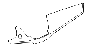 84497240 - : Part# 84497240 Dark Titanium Passenger Side Instrument Panel Trim Pad for Cadillac: XT5 Image