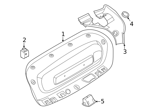 Interior Trim - Trunk for 2024 BMW M440i #1