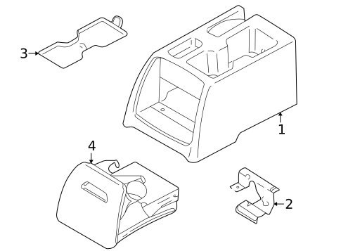 Center Console for 2000 Volvo V40 #0