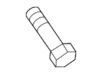 55145C5000 - Suspension: Suspension Shock Absorber Mounting Bolt for Hyundai Image