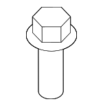 33306772888 - Suspension: Reinforced Plate Bolt for BMW: X5, X6, XM, Z4 Image
