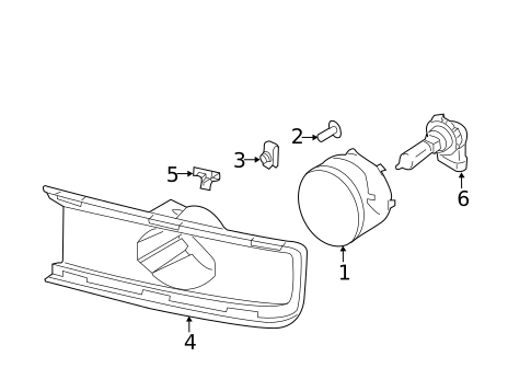 Bulbs - Chassis for 2009 Lincoln Navigator #1