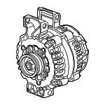 15831639 - Electrical: Alternator for Chevrolet: Colorado | GMC: Canyon Image