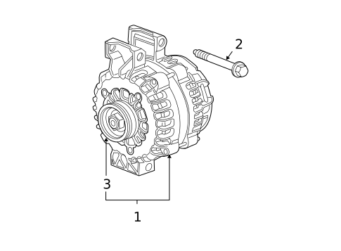 Alternator for 2005 Chevrolet Colorado #0