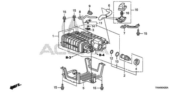 Canister (2WD) (KA/KC) for 2011 Acura TL #0
