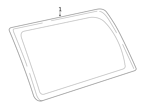 Glass & Hardware for 2008 GMC Yukon #0