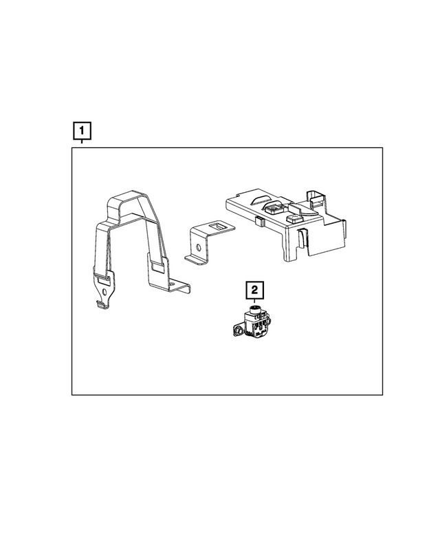 68627079AF - : Battery Strap for Mopar Image
