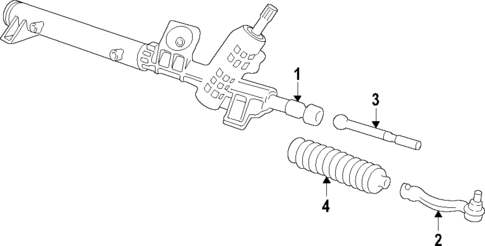 Steering Gear & Linkage for 2012 Lincoln MKX #1