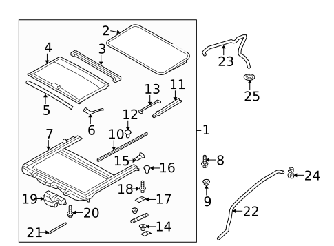 Sunroof for 2010 Hyundai Genesis Coupe #0
